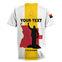 Personalized Angola National Heroes Day Rugby Jersey Agostinho Neto With Map - Wonder Print Shop