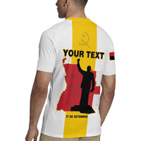 Personalized Angola National Heroes Day Rugby Jersey Agostinho Neto With Map - Wonder Print Shop