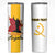 Personalized Angola National Heroes Day Skinny Tumbler Agostinho Neto With Map - Wonder Print Shop