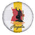 Angola National Heroes Day Spare Tire Cover Agostinho Neto With Map - Wonder Print Shop