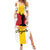 Personalized Angola National Heroes Day Summer Maxi Dress Agostinho Neto With Map - Wonder Print Shop