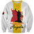 Personalized Angola National Heroes Day Sweatshirt Agostinho Neto With Map - Wonder Print Shop