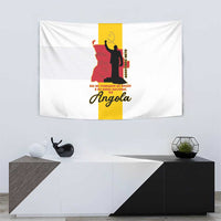 Angola National Heroes Day Tapestry Agostinho Neto With Map - Wonder Print Shop
