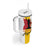 Personalized Angola National Heroes Day Tumbler With Handle Agostinho Neto With Map - Wonder Print Shop