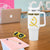 Personalized Angola National Heroes Day Tumbler With Handle Agostinho Neto With Map - Wonder Print Shop