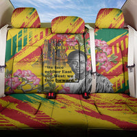 Personalized Ghana Kwame Nkrumah Memorial Day Back Car Seat Cover With Mausoleum - Wonder Print Shop