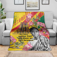Personalized Ghana Kwame Nkrumah Memorial Day Blanket With Mausoleum - Wonder Print Shop