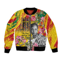 Personalized Ghana Kwame Nkrumah Memorial Day Bomber Jacket With Mausoleum - Wonder Print Shop