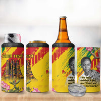 Personalized Ghana Kwame Nkrumah Memorial Day 4 in 1 Can Cooler Tumbler With Mausoleum - Wonder Print Shop
