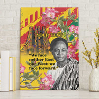 Personalized Ghana Kwame Nkrumah Memorial Day Canvas Wall Art With Mausoleum - Wonder Print Shop