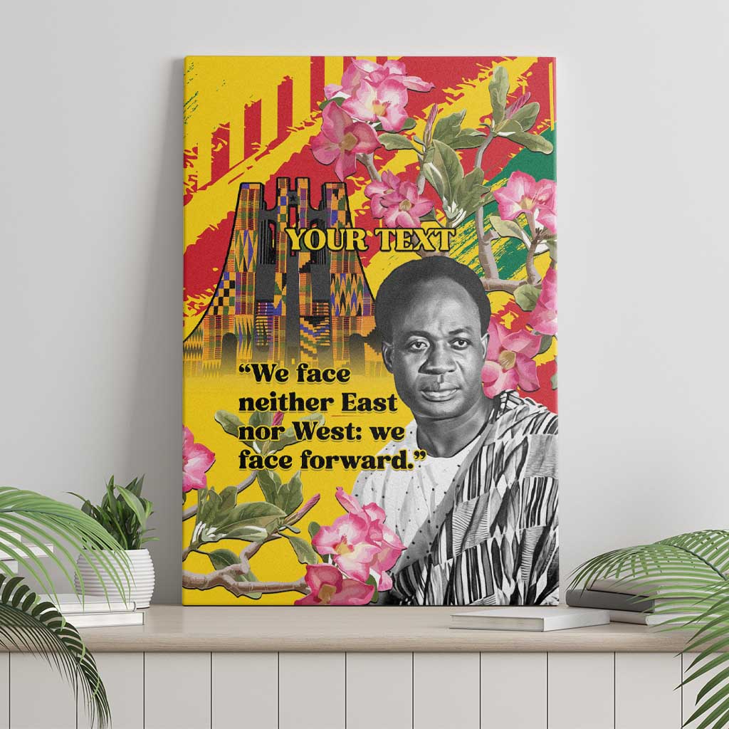 Personalized Ghana Kwame Nkrumah Memorial Day Canvas Wall Art With Mausoleum - Wonder Print Shop