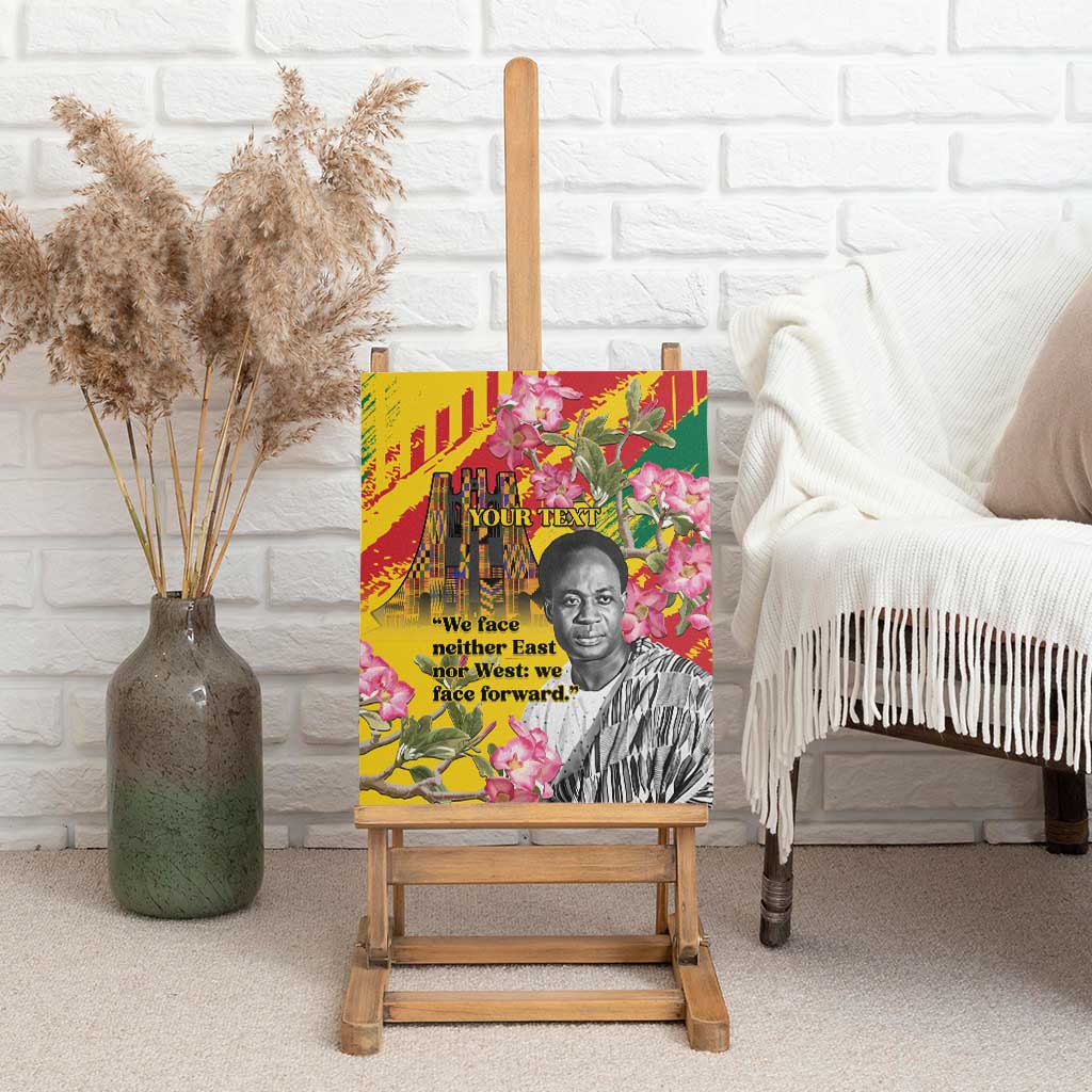 Personalized Ghana Kwame Nkrumah Memorial Day Canvas Wall Art With Mausoleum - Wonder Print Shop