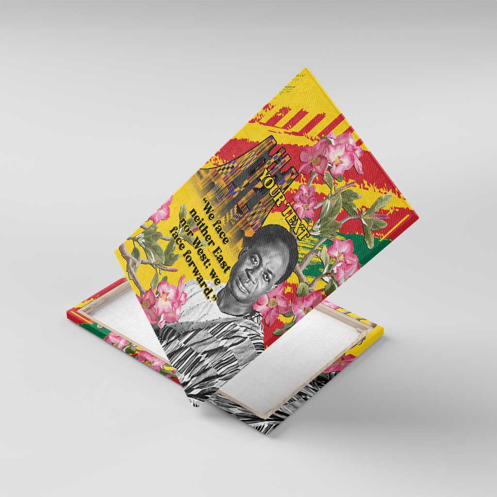 Personalized Ghana Kwame Nkrumah Memorial Day Canvas Wall Art With Mausoleum - Wonder Print Shop