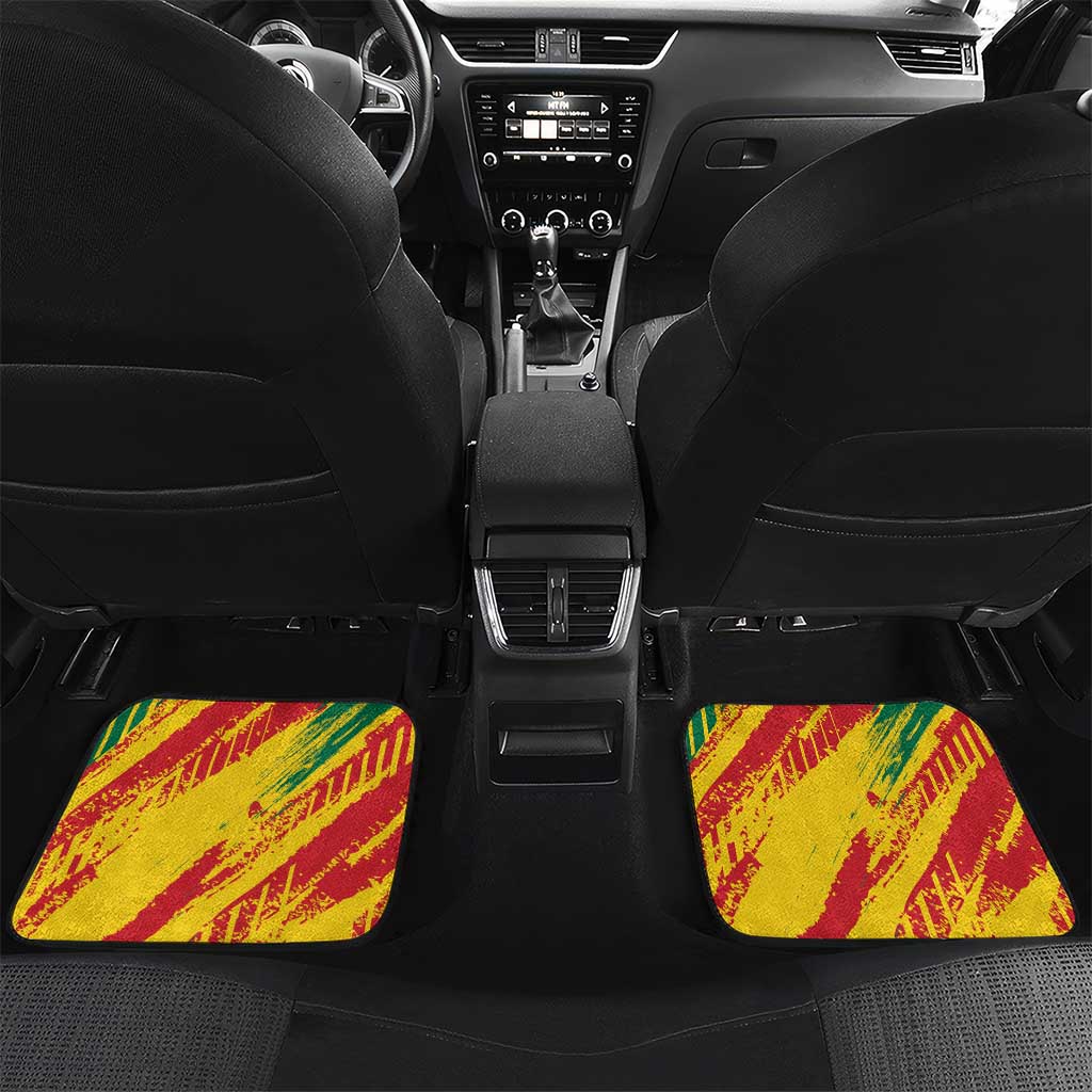 Personalized Ghana Kwame Nkrumah Memorial Day Car Mats With Mausoleum - Wonder Print Shop