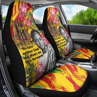 Personalized Ghana Kwame Nkrumah Memorial Day Car Seat Cover With Mausoleum - Wonder Print Shop