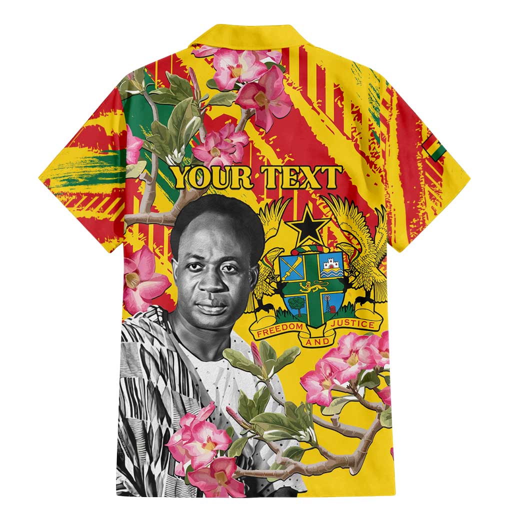 Personalized Ghana Kwame Nkrumah Memorial Day Family Matching Mermaid Dress and Hawaiian Shirt With Mausoleum - Wonder Print Shop