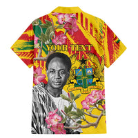Personalized Ghana Kwame Nkrumah Memorial Day Family Matching Mermaid Dress and Hawaiian Shirt With Mausoleum - Wonder Print Shop