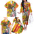 Personalized Ghana Kwame Nkrumah Memorial Day Family Matching Off The Shoulder Long Sleeve Dress and Hawaiian Shirt With Mausoleum - Wonder Print Shop