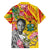 Personalized Ghana Kwame Nkrumah Memorial Day Family Matching Off The Shoulder Long Sleeve Dress and Hawaiian Shirt With Mausoleum - Wonder Print Shop