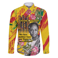 Personalized Ghana Kwame Nkrumah Memorial Day Family Matching Off Shoulder Maxi Dress and Hawaiian Shirt With Mausoleum - Wonder Print Shop