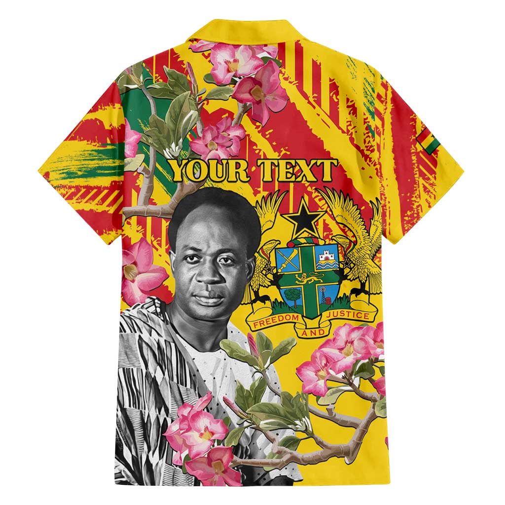 Personalized Ghana Kwame Nkrumah Memorial Day Family Matching Off Shoulder Short Dress and Hawaiian Shirt With Mausoleum - Wonder Print Shop