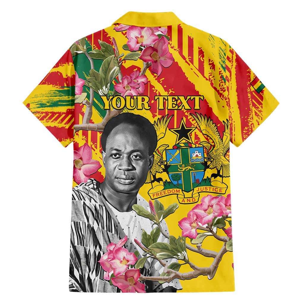 Personalized Ghana Kwame Nkrumah Memorial Day Family Matching Short Sleeve Bodycon Dress and Hawaiian Shirt With Mausoleum - Wonder Print Shop