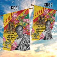Personalized Ghana Kwame Nkrumah Memorial Day Garden Flag With Mausoleum - Wonder Print Shop
