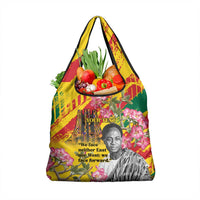 Personalized Ghana Kwame Nkrumah Memorial Day Grocery Bag With Mausoleum - Wonder Print Shop