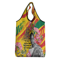 Personalized Ghana Kwame Nkrumah Memorial Day Grocery Bag With Mausoleum - Wonder Print Shop
