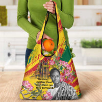 Personalized Ghana Kwame Nkrumah Memorial Day Grocery Bag With Mausoleum - Wonder Print Shop