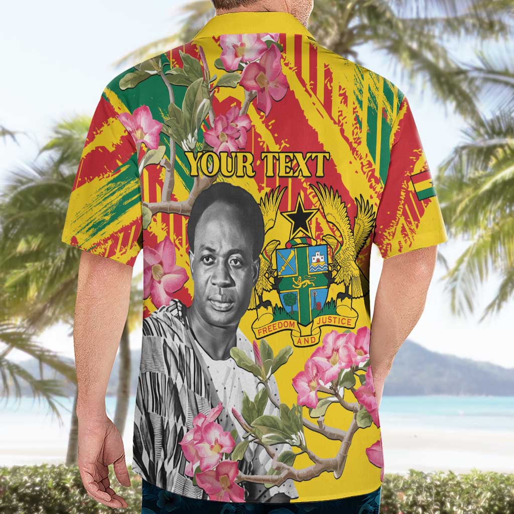 Personalized Ghana Kwame Nkrumah Memorial Day Hawaiian Shirt With Mausoleum - Wonder Print Shop