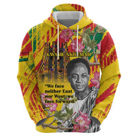 Personalized Ghana Kwame Nkrumah Memorial Day Hoodie With Mausoleum - Wonder Print Shop