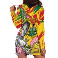 Personalized Ghana Kwame Nkrumah Memorial Day Hoodie Dress With Mausoleum - Wonder Print Shop