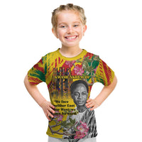 Personalized Ghana Kwame Nkrumah Memorial Day Kid T Shirt With Mausoleum - Wonder Print Shop