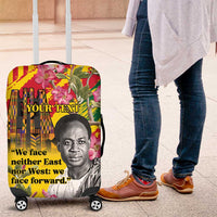 Personalized Ghana Kwame Nkrumah Memorial Day Luggage Cover With Mausoleum - Wonder Print Shop