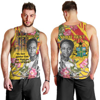 Personalized Ghana Kwame Nkrumah Memorial Day Men Tank Top With Mausoleum - Wonder Print Shop