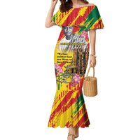 Personalized Ghana Kwame Nkrumah Memorial Day Mermaid Dress With Mausoleum - Wonder Print Shop