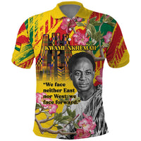 Personalized Ghana Kwame Nkrumah Memorial Day Polo Shirt With Mausoleum - Wonder Print Shop