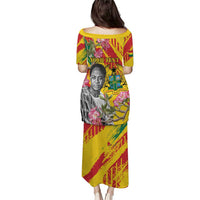 Personalized Ghana Kwame Nkrumah Memorial Day Puletasi With Mausoleum - Wonder Print Shop