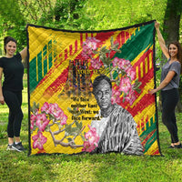 Personalized Ghana Kwame Nkrumah Memorial Day Quilt With Mausoleum - Wonder Print Shop