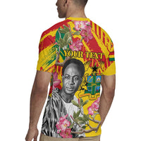 Personalized Ghana Kwame Nkrumah Memorial Day Rugby Jersey With Mausoleum - Wonder Print Shop