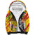 Personalized Ghana Kwame Nkrumah Memorial Day Sherpa Hoodie With Mausoleum - Wonder Print Shop