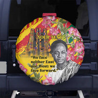 Personalized Ghana Kwame Nkrumah Memorial Day Spare Tire Cover With Mausoleum - Wonder Print Shop