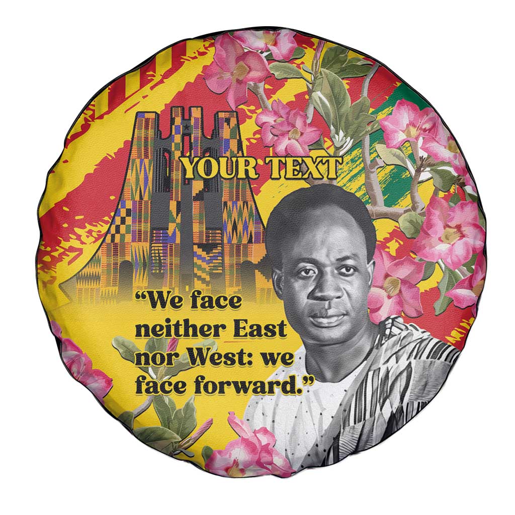 Personalized Ghana Kwame Nkrumah Memorial Day Spare Tire Cover With Mausoleum - Wonder Print Shop