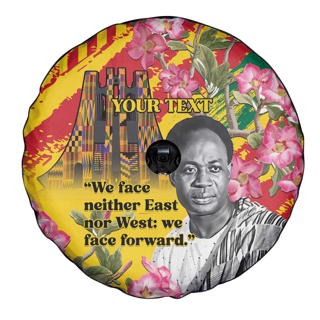 Personalized Ghana Kwame Nkrumah Memorial Day Spare Tire Cover With Mausoleum - Wonder Print Shop