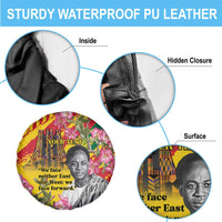 Personalized Ghana Kwame Nkrumah Memorial Day Spare Tire Cover With Mausoleum - Wonder Print Shop