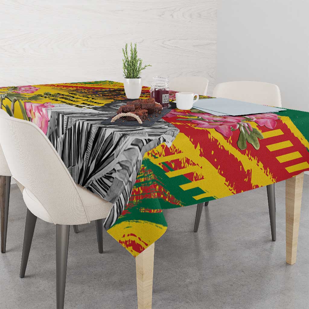 Personalized Ghana Kwame Nkrumah Memorial Day Tablecloth With Mausoleum - Wonder Print Shop