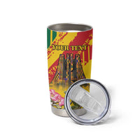 Personalized Ghana Kwame Nkrumah Memorial Day Tumbler Cup With Mausoleum - Wonder Print Shop