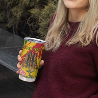 Personalized Ghana Kwame Nkrumah Memorial Day Tumbler Cup With Mausoleum - Wonder Print Shop