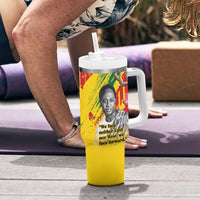 Personalized Ghana Kwame Nkrumah Memorial Day Tumbler With Handle With Mausoleum - Wonder Print Shop